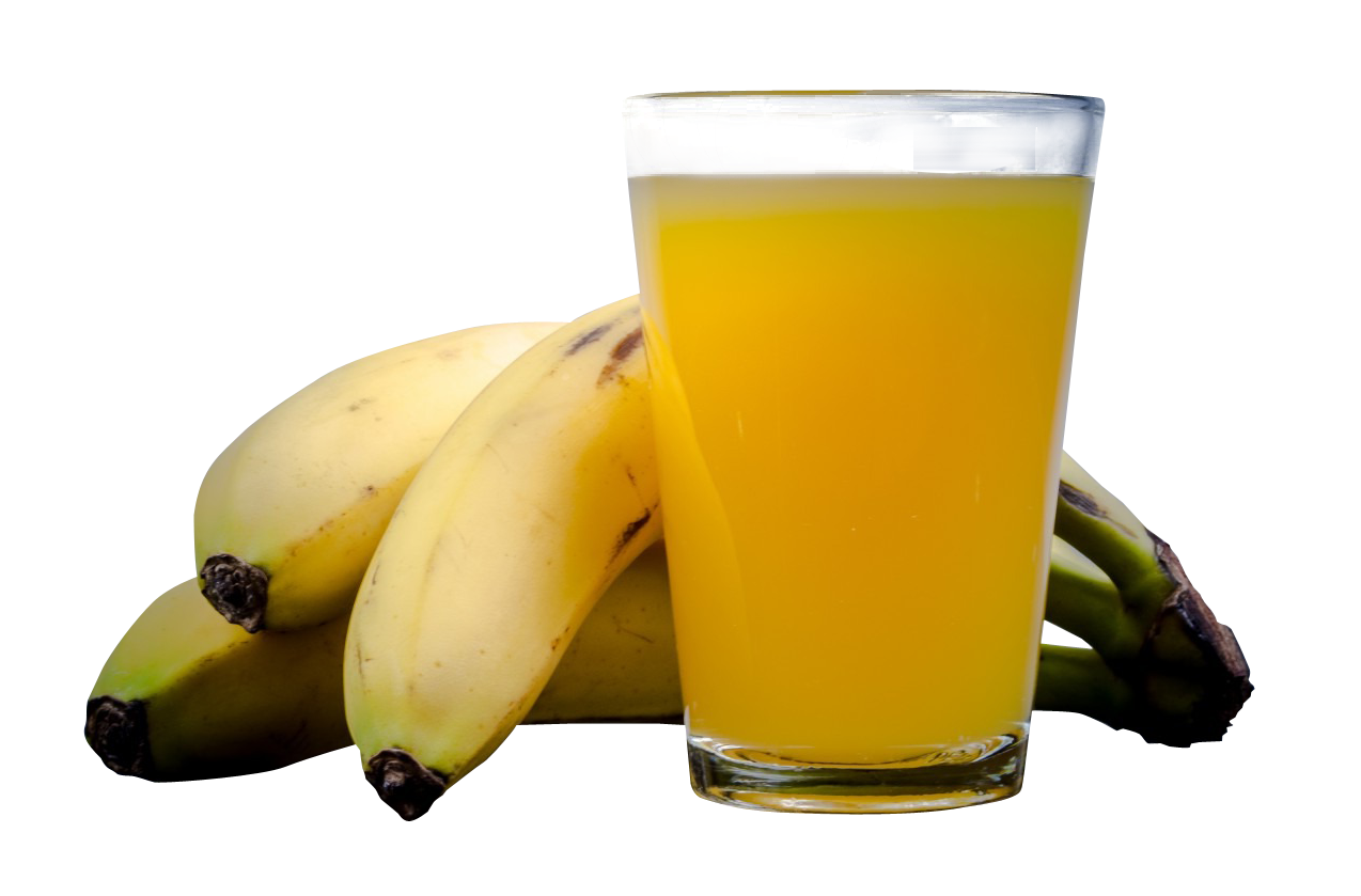 Banana Bunchand Juice Glass