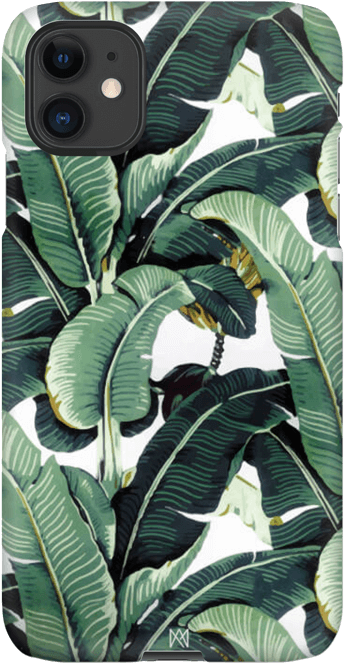 Banana Leaf Pattern Phone Case