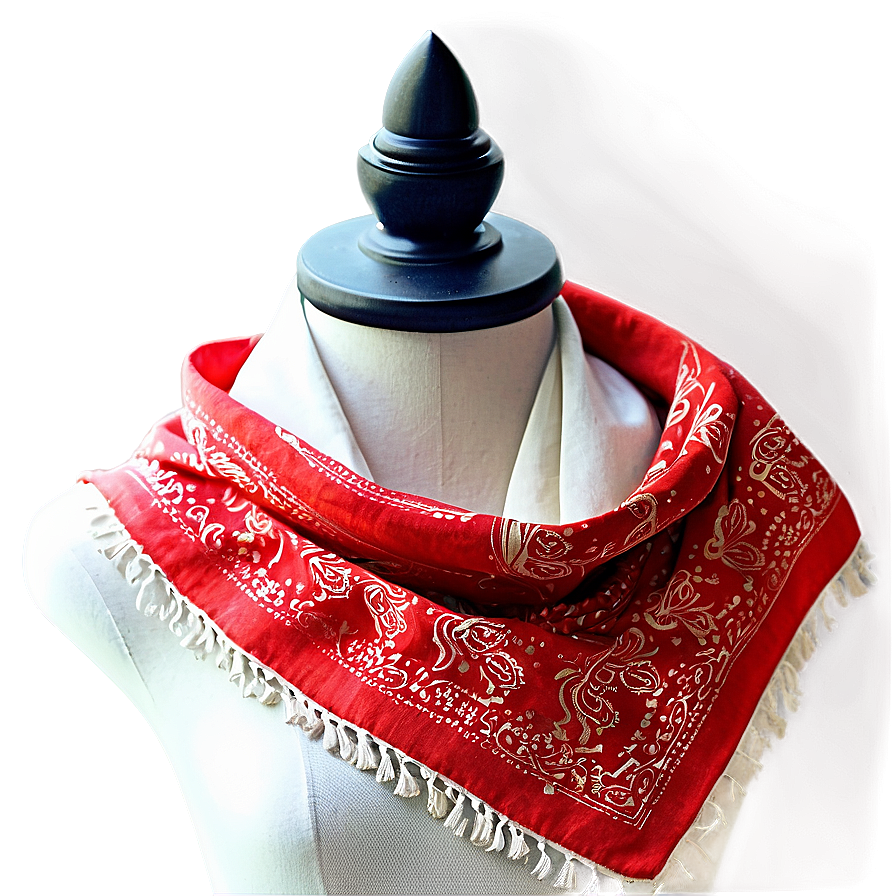 Bandana Red Scarf Png Twa17