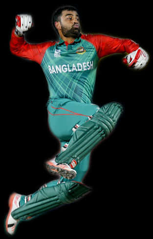 Bangladesh Cricket Player Diving Catch