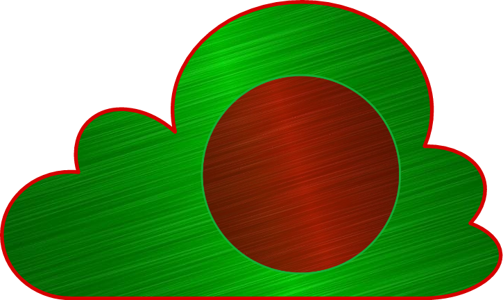 Bangladesh Flag Representation Art