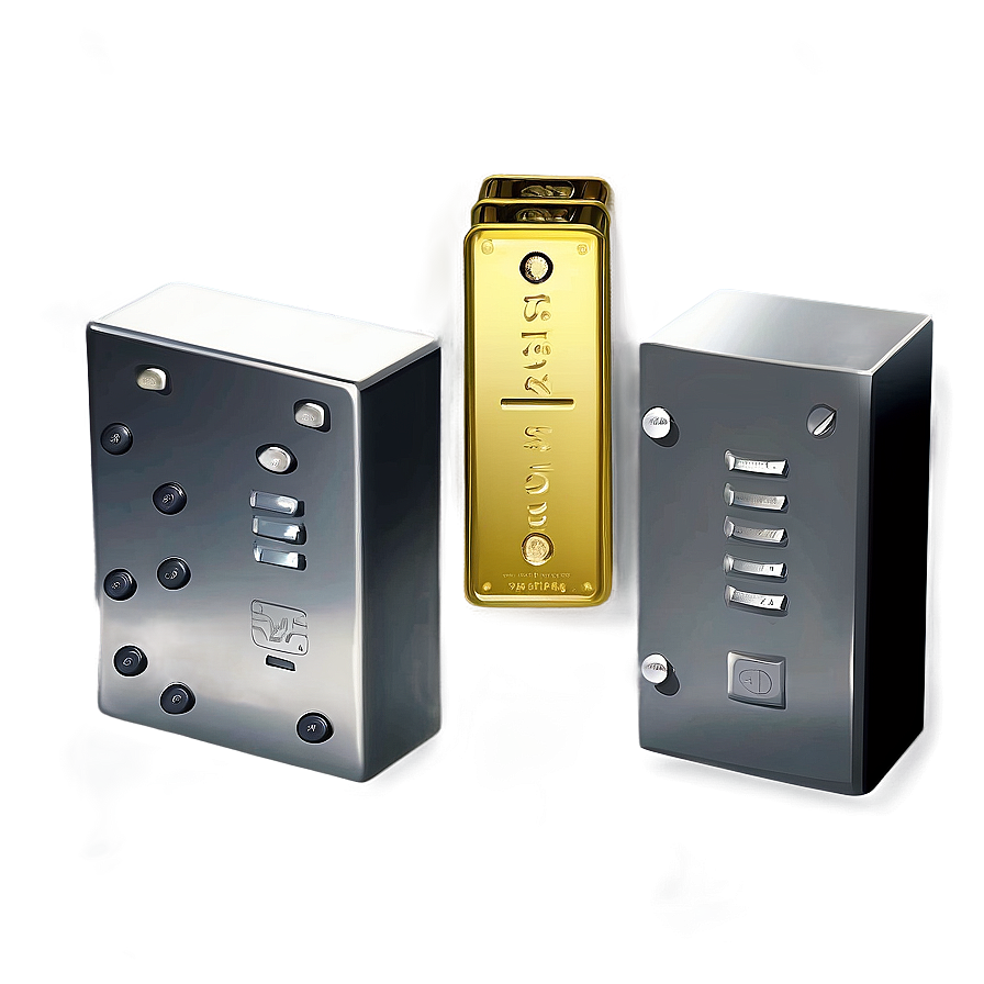 Bank Vault Gold Bars Png 06262024