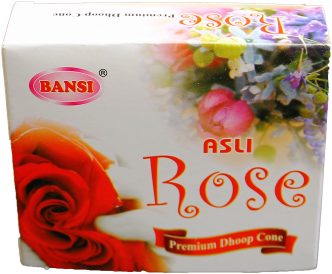 Bansi Asli Rose Dhoop Cone Packaging