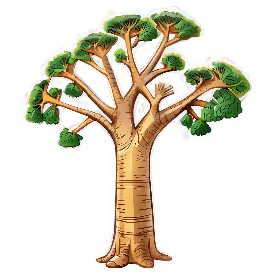 Baobab Tree Drawing Png Baq49