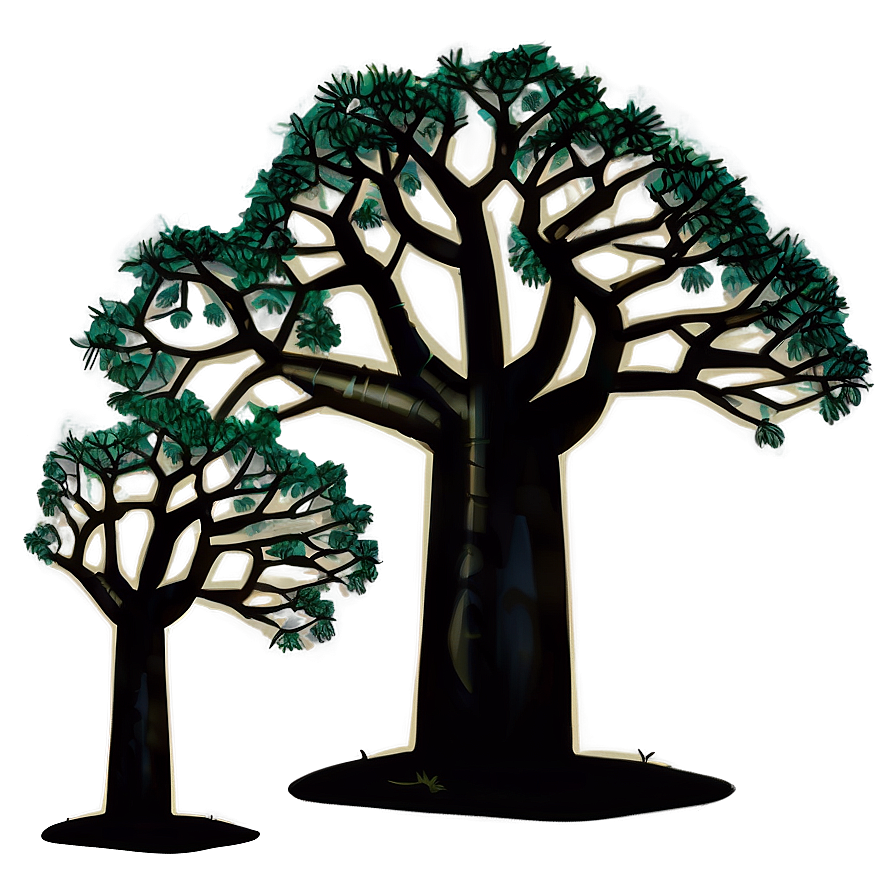 Baobab Tree Drawing Png Ujl36