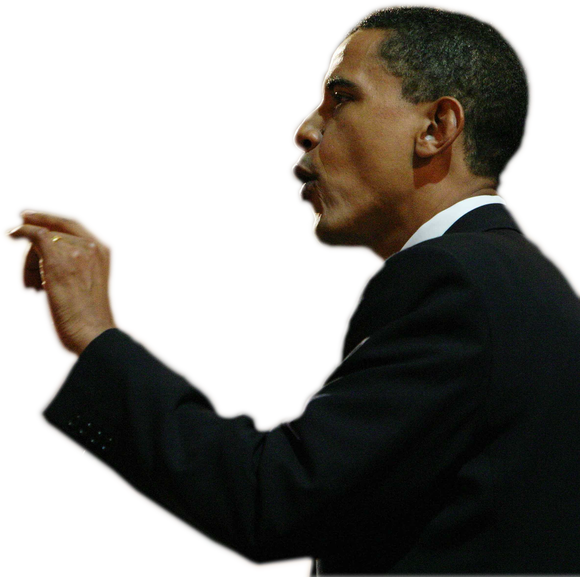 Barack Obama Speaking Gesture