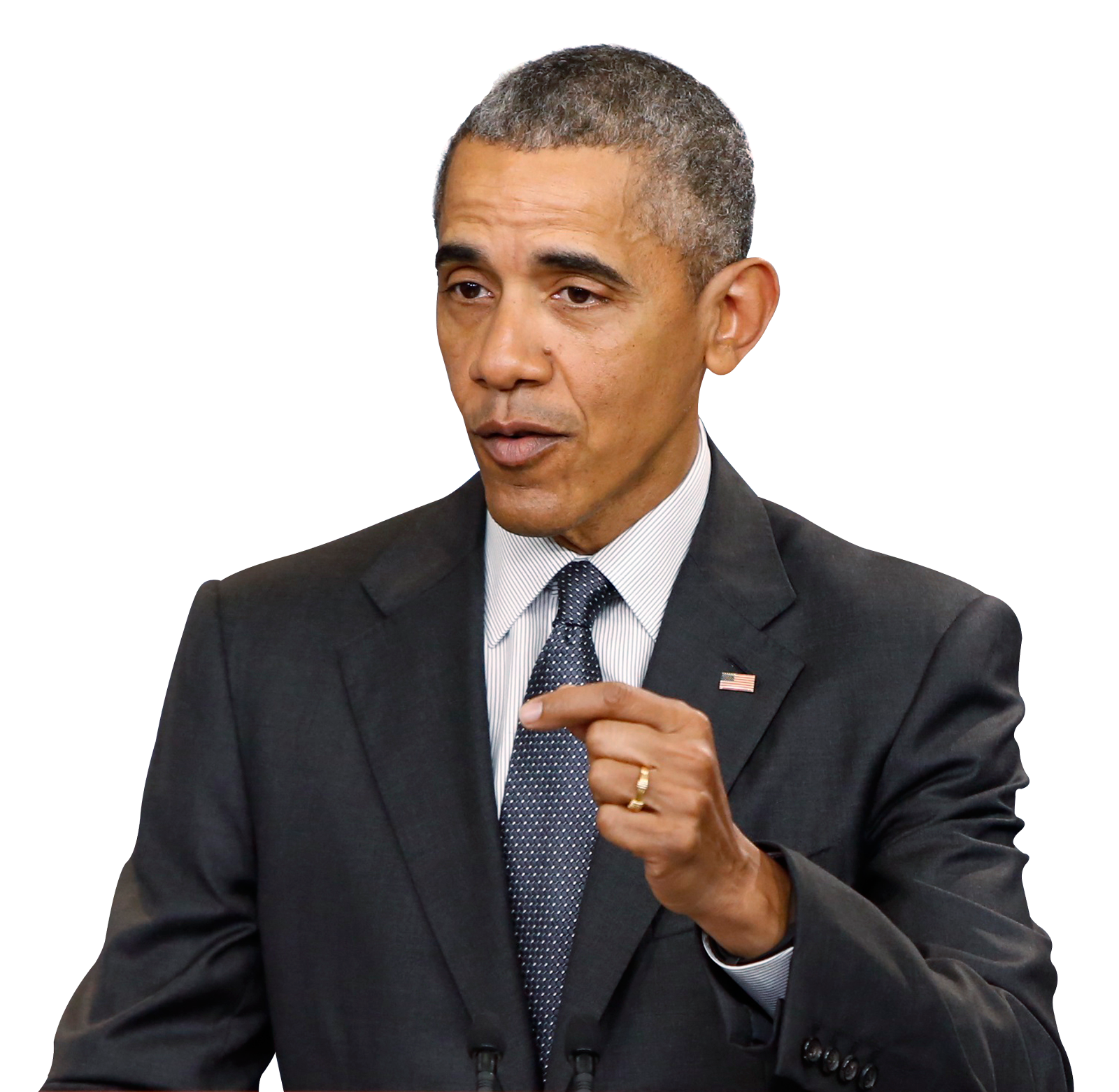 Barack Obama Speaking Gesture