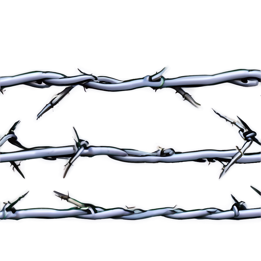 Barbed Wire Barrier Png 05252024