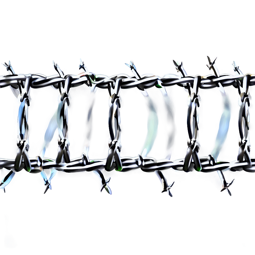 Barbed Wire Barrier Png Bit