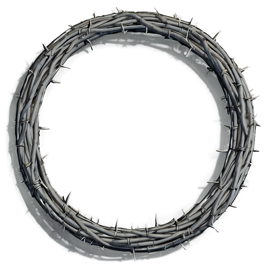 Barbed Wire Curve Png 05252024