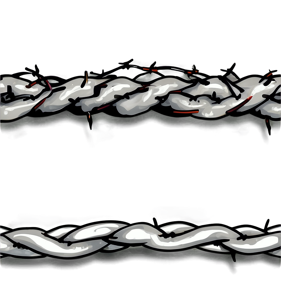 Barbed Wire Illustration Png 05252024