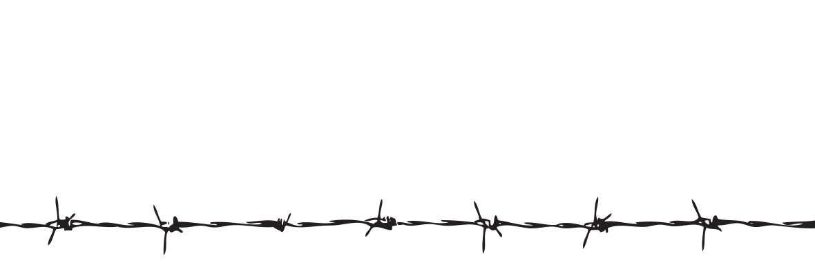 Barbed Wire Silhouette