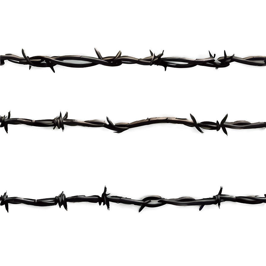 Barbed Wire Silhouette Png 87