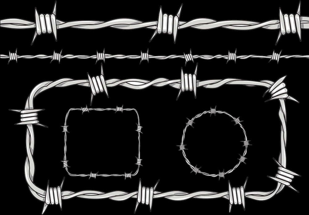 Barbed Wire Variations Graphic