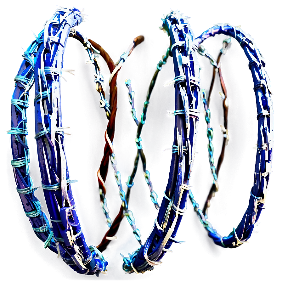 Barbed Wire Wave Png 05252024