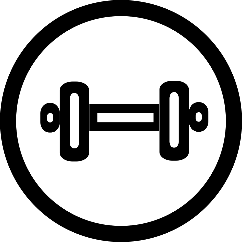 Barbell Icon Graphic