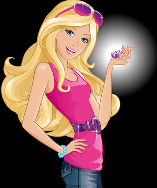 Barbie Animated Character Pose