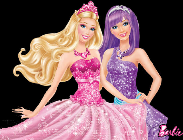 Barbieand Friend Princess Dresses