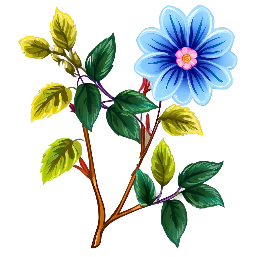 Bare Flower Illustration Png 95