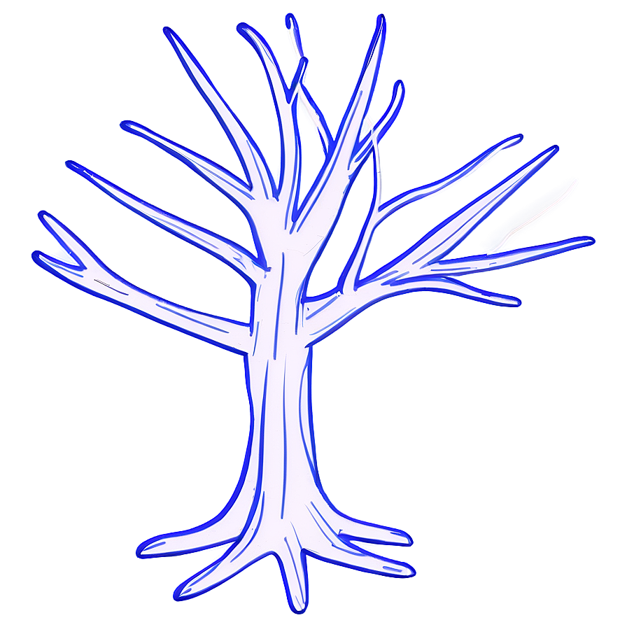 Bare Tree Outline Png Vit