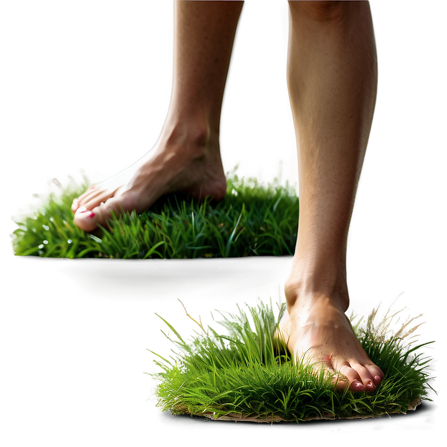 Barefoot Grass Walking Png 05252024