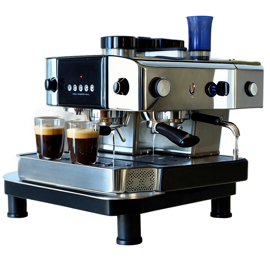 Barista And Espresso Machine Png Irh85