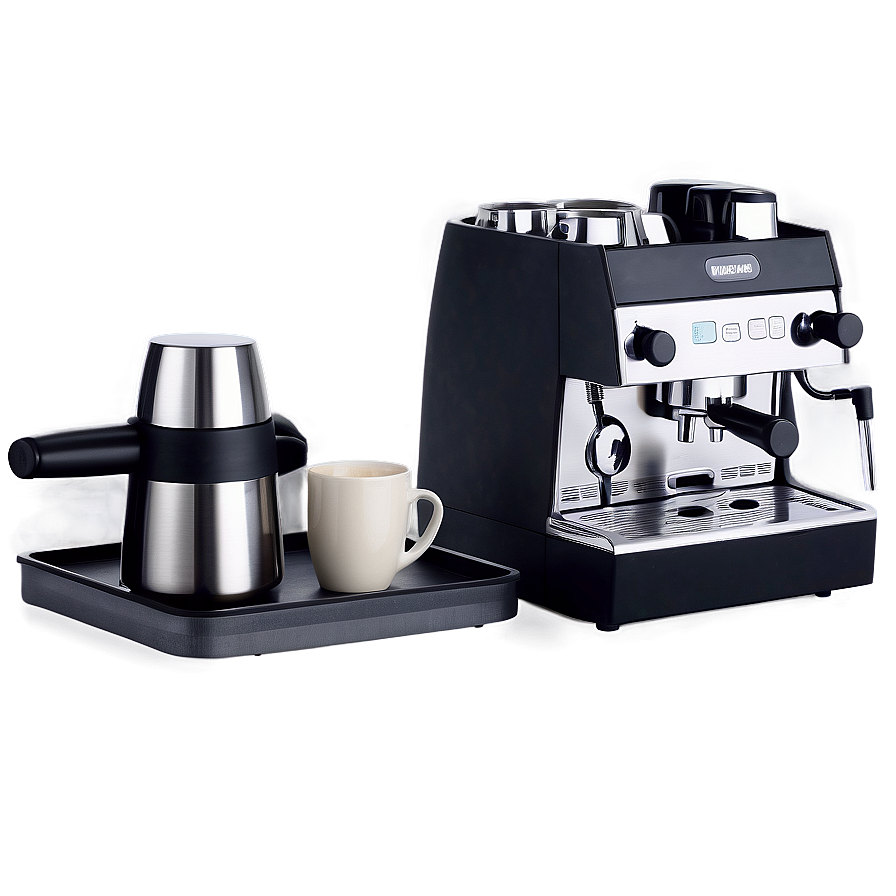 Barista And Espresso Machine Png Pii12