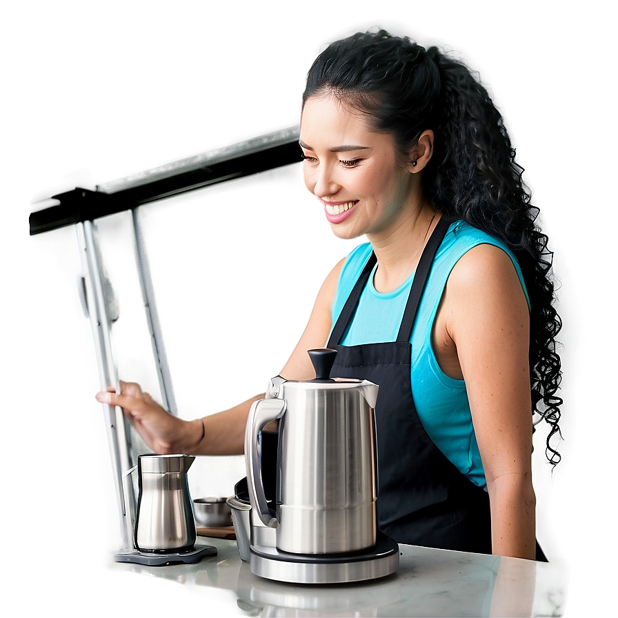 Barista Handcrafting Beverage Png 7