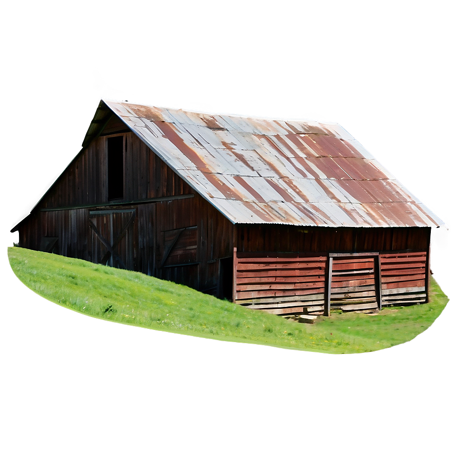 Barn In Rolling Hills Png 84