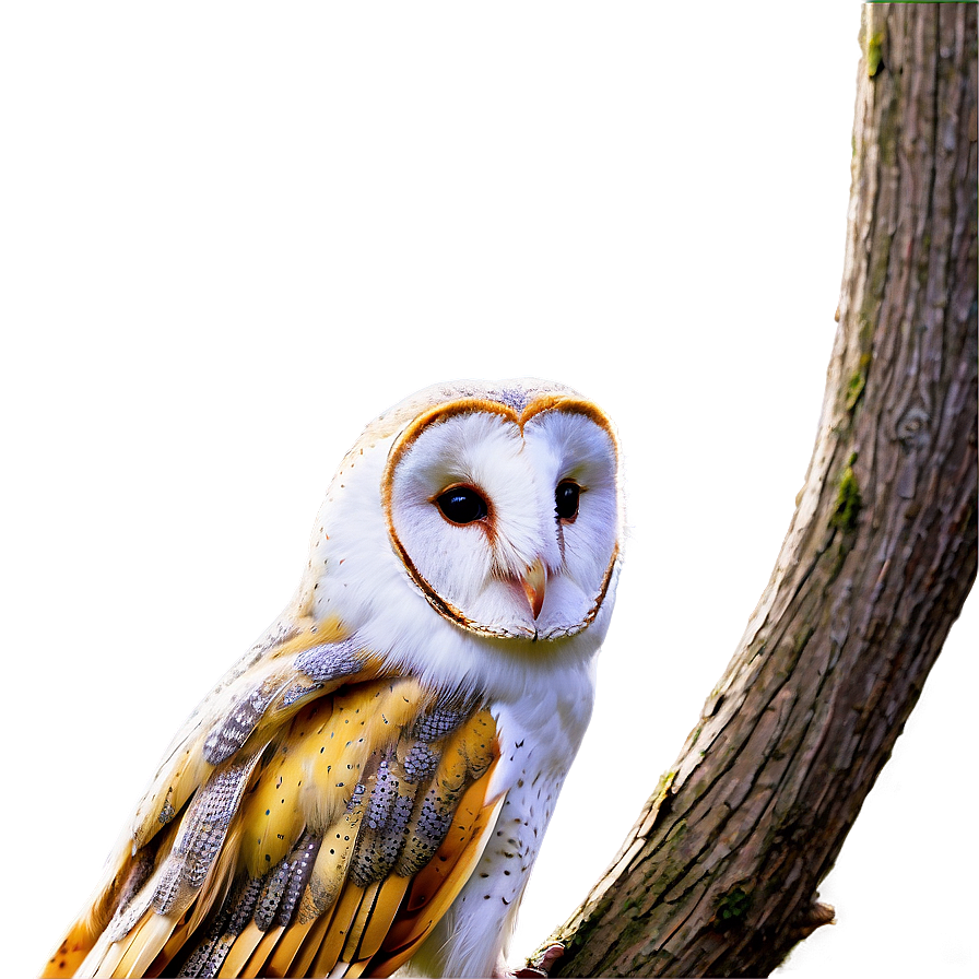 Barn Owl In Autumn Png Puf85