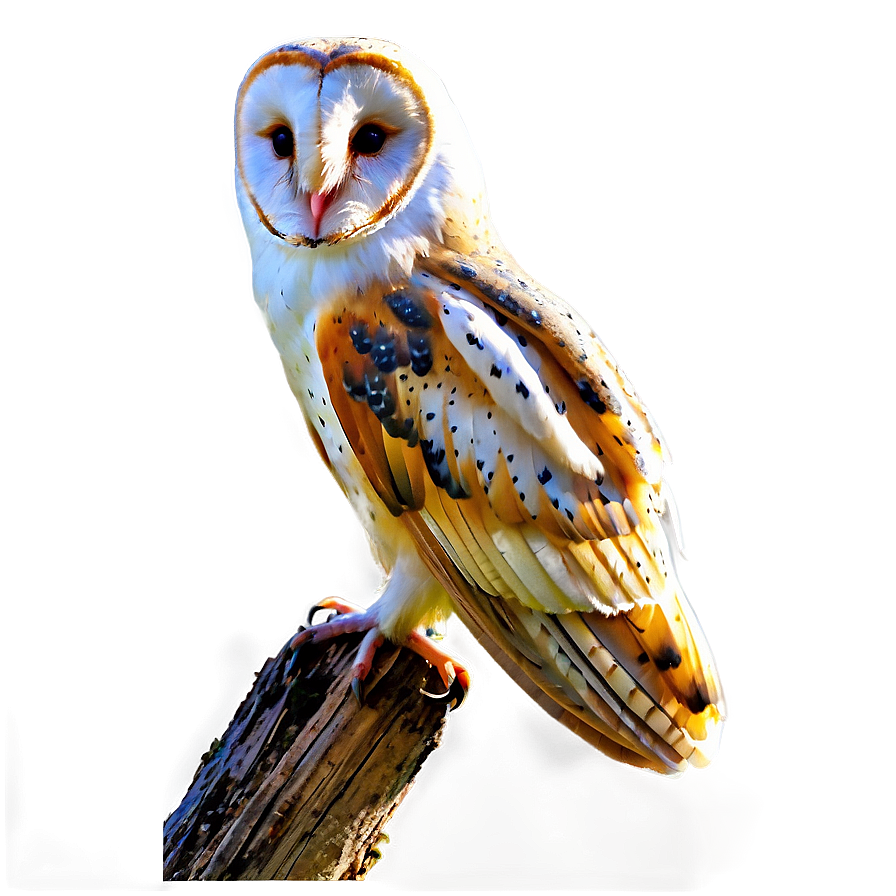 Barn Owl In Forest Png Pni34