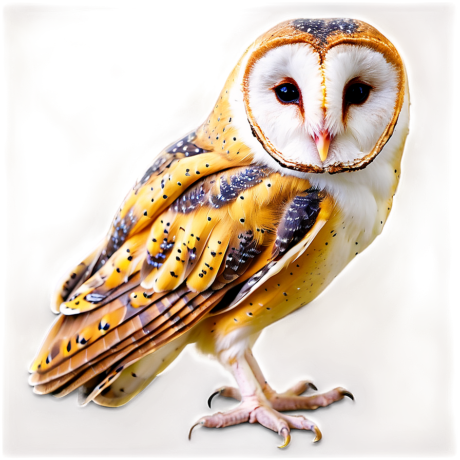 Barn Owl In Grassland Png 28