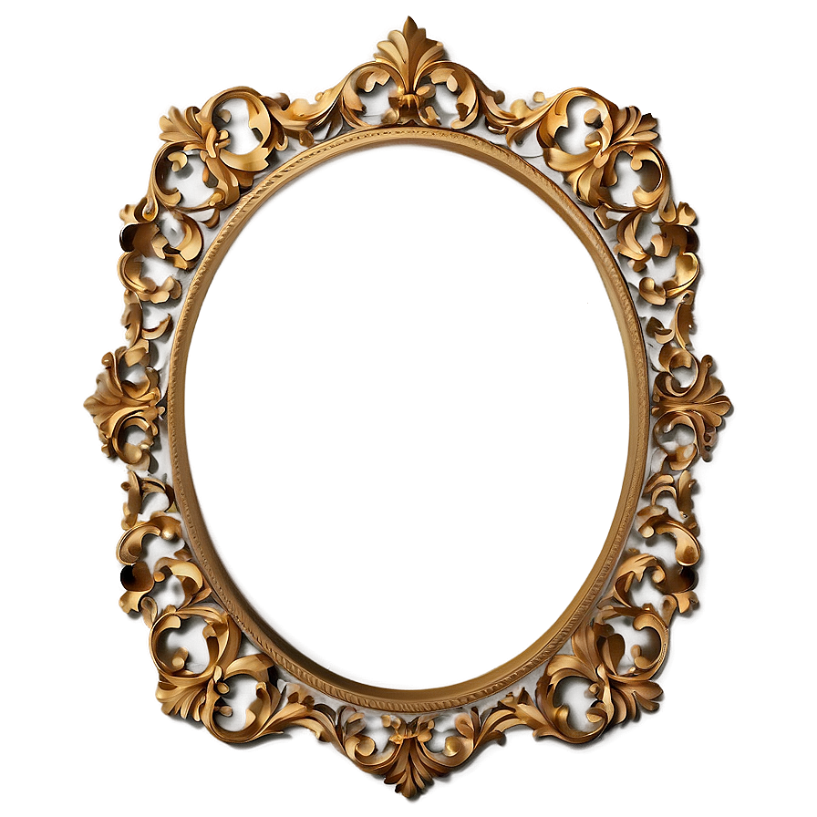 Baroque Frame Design Png Hcr