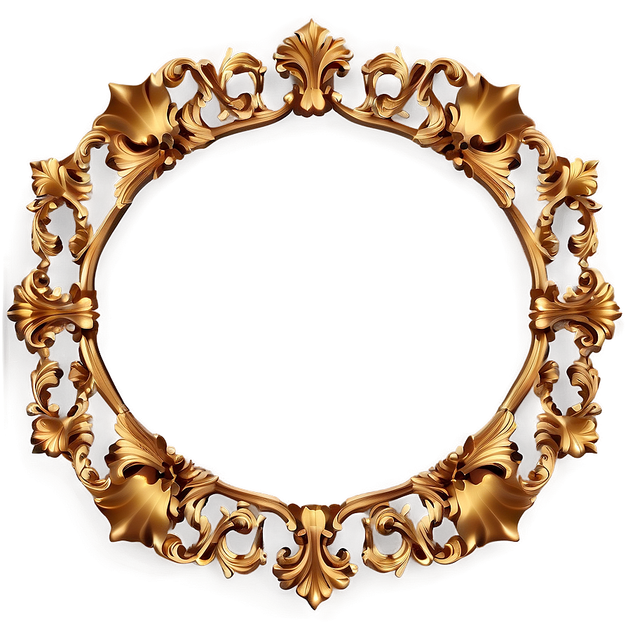 Baroque Gold Ornament Png 06262024