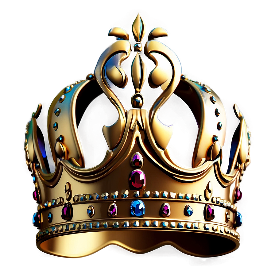 Baroque Golden Crown Png Qjm