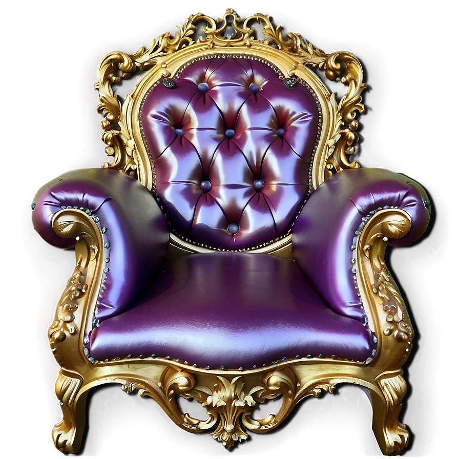 Baroque King Chair Png 06262024