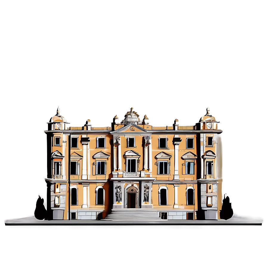 Baroque Palace Illustration Png Ymu68