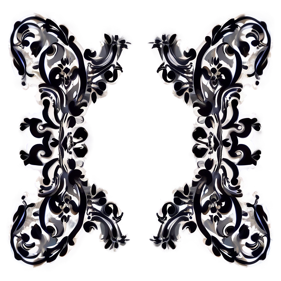 Baroque Pattern Design Png Gcx23