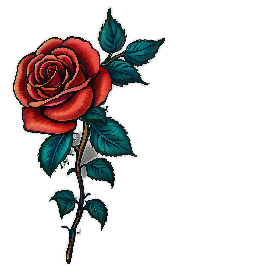 Baroque Rose Tattoo Draft Png 05252024