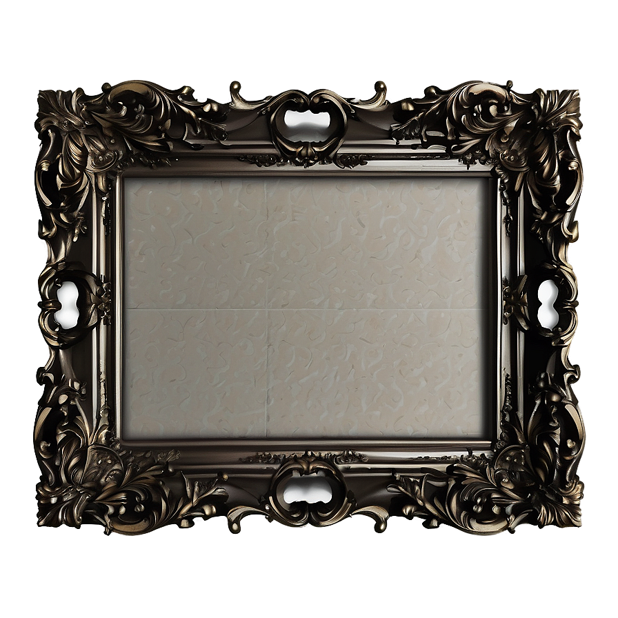 Baroque Style Picture Frame Png Krp