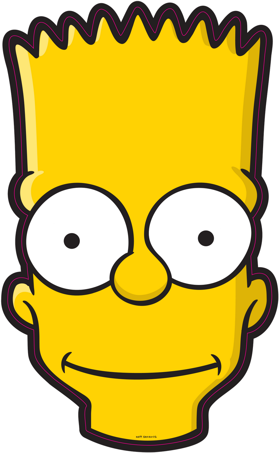 Bart Simpson Head Illustration