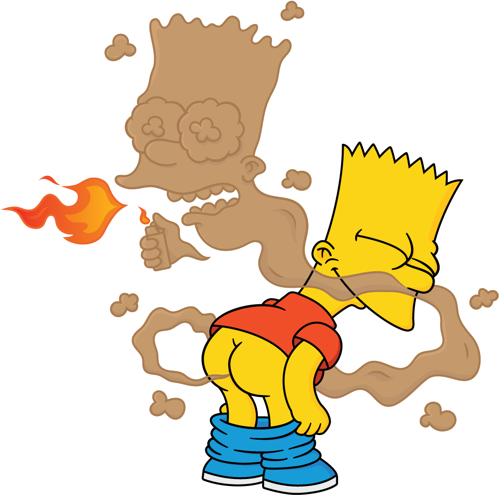 Bart Simpson Mischievous Prank