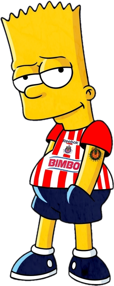 Bart Simpson Soccer Outfit