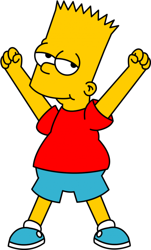 Bart Simpson Standing Pose