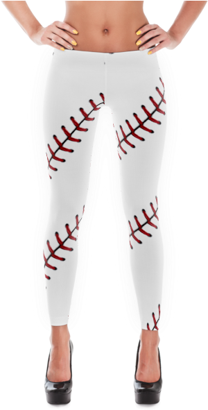 Baseball Stitch Leggings Fashion