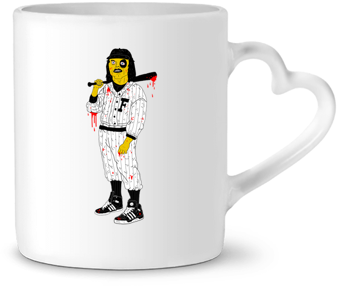 Baseball Zombie Illustration Mug