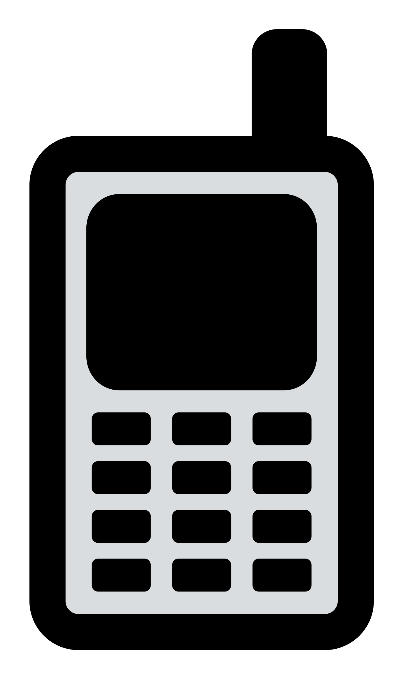 Basic Mobile Phone Clipart