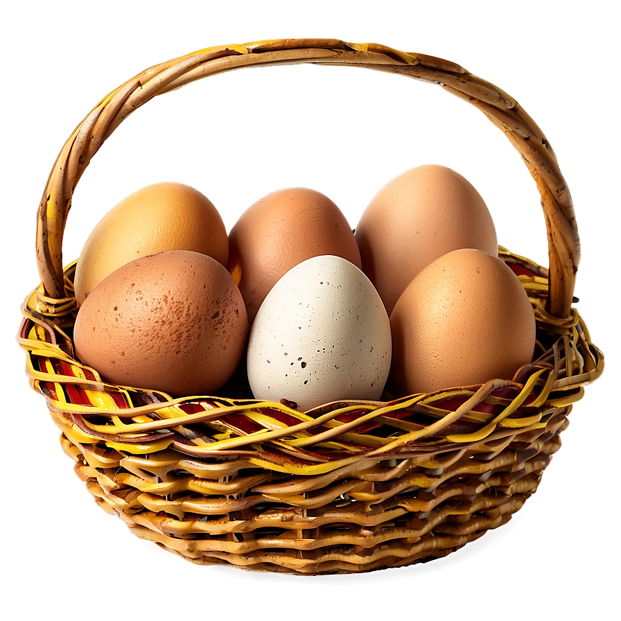 Basket Of Eggs Png Yss47