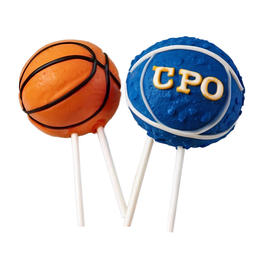 Basketball Cake Pops Png Kma76