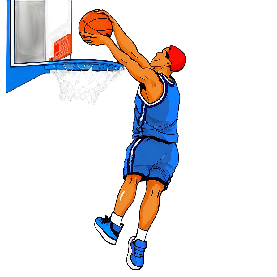 Basketball Cartoon Dunk Png Dtk